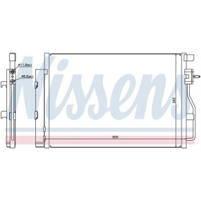 Конденсатор (радиатор) кондиционера Chevrolet Aveo T300