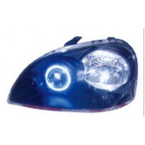 Тюнинг - левая фара линзованная внутри черная (седан) Chevrolet Lacetti / Daewoo Nubira