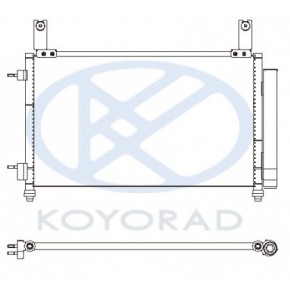 Конденсатор (радиатор) кондиционера Chevrolet Spark - 2 поколение