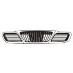 Решетка радиатора хром Chevrolet Lanos Daewoo Lanos