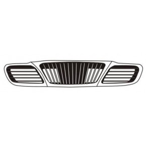 Решетка радиатора хром Chevrolet Lanos Daewoo Lanos