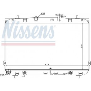 Радиатор охлаждения Hyundai Elantra - 3 поколение