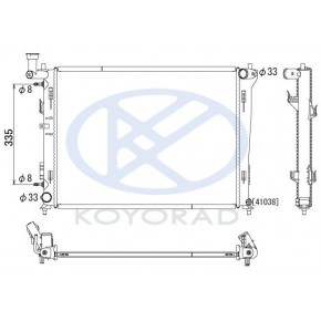 Радиатор охлаждения (автомат) Hyundai Elantra - 4 поколение