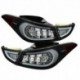 Тюнинг - комплект задних фонарей внешний + внутренний с led (светодиоды) Hyundai Elantra / Avante - 5 поколение