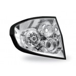 Тюнинг - комплект задних внешних фонарей с led (светодиоды) прозрачные внутри хром Hyundai Getz