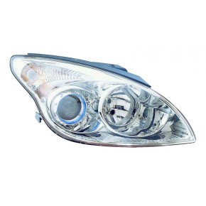 Правая фара под корректор внутри хром Hyundai I30 - 1 поколение