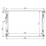 Радиатор охлаждения (механика) Hyundai I30 - 1 поколение