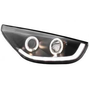Тюнинг - комплект линзованных фар ангельские глазки Hyundai IX35