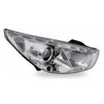 Тюнинг - комплект линзованных фар с led (светодиоды) внутри хром Hyundai IX35