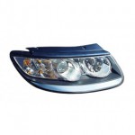 Правая фара +/- корректор внутри черная Hyundai Santa FE - 2 поколение