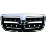 Решетка радиатора хром - черная Hyundai Santa FE - 2 поколение