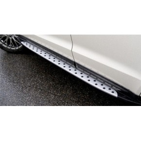 Порог подножка x5 стиль (комплект) Hyundai Santa FE - 2 поколение