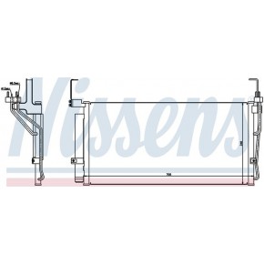 Конденсатор (радиатор) кондиционера Hyundai Santa FE - 1 поколение / CLASIC TAGAZ