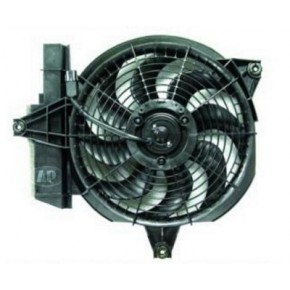 Мотор+вентилятор конденсатора кондиционера Hyundai Santa FE - 1 поколение / CLASIC TAGAZ