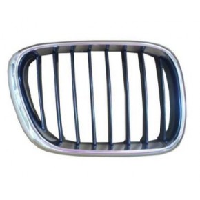Решетка радиатора правая хром - черная BMW E53 X5