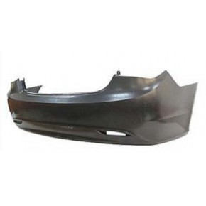 Задний бампер черный (2.0 l) Hyundai Sonata - 6 поколение