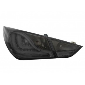 Тюнинг - комплект задних фонарей внешний + внутренний с led (светодиоды) Hyundai Sonata - 6 поколение