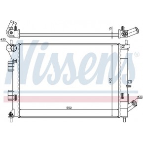 Радиатор охлаждения (механика) KIA Ceed - 2 поколение