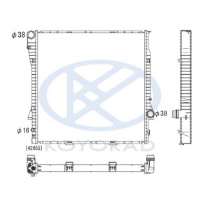 Радиатор охлаждения BMW E53 X5