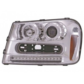 Тюнинг - комплект линзованных фар ангельские глазки с led (светодиоды) Chevrolet Trailblazer