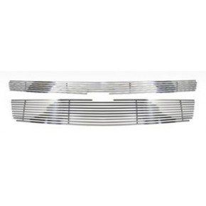 Накладка декоративная на решетку радиатора (комплект) , нерж. сталь Chevrolet Yukon / Suburban / Tahoe / Avalanche