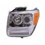 Тюнинг - комплект фар ангельские глазки с led (светодиоды) Dodge Nitro