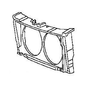 Суппорт радиатора пластик Ford Taurus / Sable