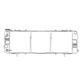 Радиатор охлаждения (автомат) 4 (3 ряд) Jeep Cherokee - 1 поколение XJ