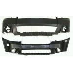 Передний бампер черный (limited) Jeep Grand Cherokee - 3 поколение WK