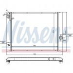 Радиатор охлаждения BMW E65 / E66