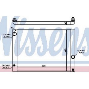 Радиатор охлаждения BMW E65 / E66