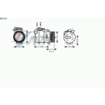 Компрессор кондиционера BMW E65 / E66