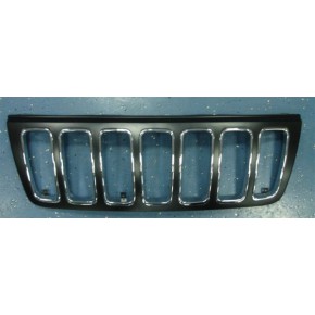 Решетка радиатора в сборе хром (ltd) Jeep Grand Cherokee - 2 поколение WJ WG