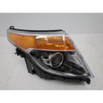 Фара линзованная правая с регулирующим мотором внутри черная Ford Explorer