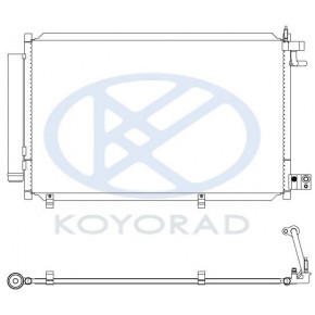 Конденсатор кондиционера Ford Fiesta - 6 поколение