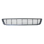 Решетка переднего бампера центральная с хромированным молдингом Volkswagen Golf 6