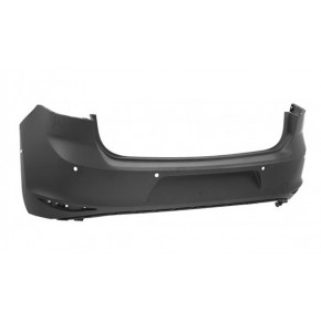 Задний бампер с отверстиями под датчики грунтованный Volkswagen Golf 7