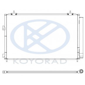 Конденсатор кондиционера Toyota RAV4 - 4 поколение