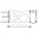 Радиатор охлаждения (автомат) с кондиционером (1.6 109л.с.) Chevrolet Cruze