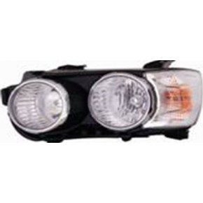 Фара левая с регулирующим мотором хром Chevrolet Aveo T300