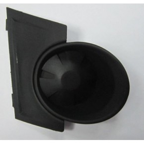 Решетка переднего бампера левая без отверстий под противотуманку Chevrolet Spark - 2 поколение