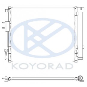 Конденсатор кондиционера (дизель) Hyundai Santa FE - 3 поколение