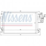 Конденсатор (радиатор) кондиционера KIA Sportage - 2 поколение