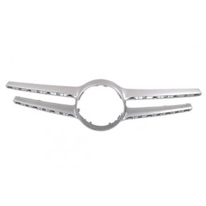 Молдинг решетки радиатора без отв под камеру серебристый Mercedes W212
