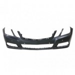 Передний бампер с отверстиями под датчики грунтованный Mercedes W212