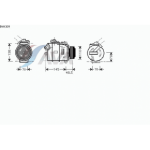 Компрессор кондиционера BMW E83 X3