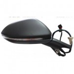 Зеркало правое электрическое с подогревом диодным указателем поворота памятью (10 конт) (convex) Volkswagen Golf 7