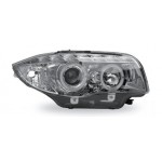 Тюнинг - комплект линзованных фар ангельские глазки с led (светодиоды) внутри хром BMW E87