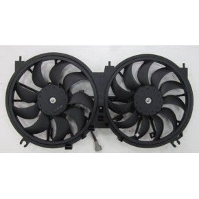 Мотор+вентилятор радиатора охлаждения двухвентиляторный Nissan Murano - 2 поколение