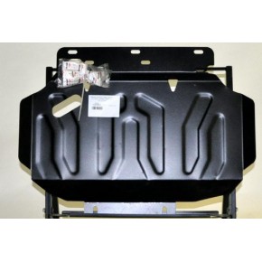 Защита картера (двигателя) с креплениями Nissan Navara